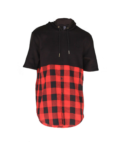 Fly Supply Flannel Pull Over Hoodie - J.Worthy Clothing & Co. - 1